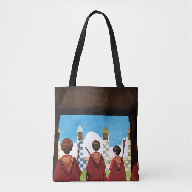 Bolsa Tote HARRY POTTER™ e a equipe GRYFFINDOR™ QUIDDITCH™ (Frente)