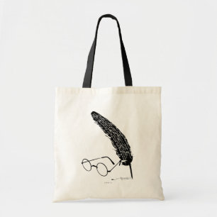 Bolsa Tote Harry Potter   Óculos e Caneta