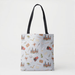 Bolsa Tote Harry Potter | Padrão de Hogwarts Chá de Bebê