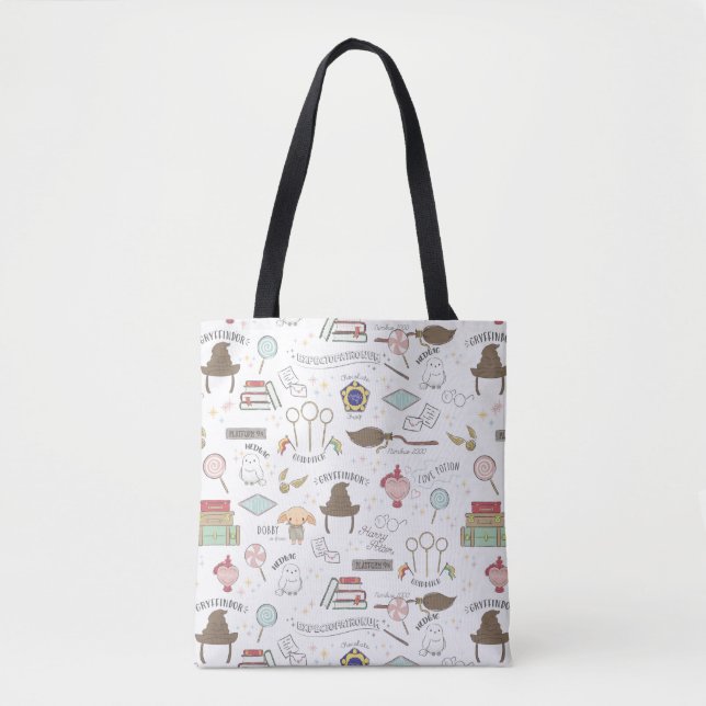 Bolsa Tote HARRY POTTER™ Padrão Mágico Pequeno (Frente)