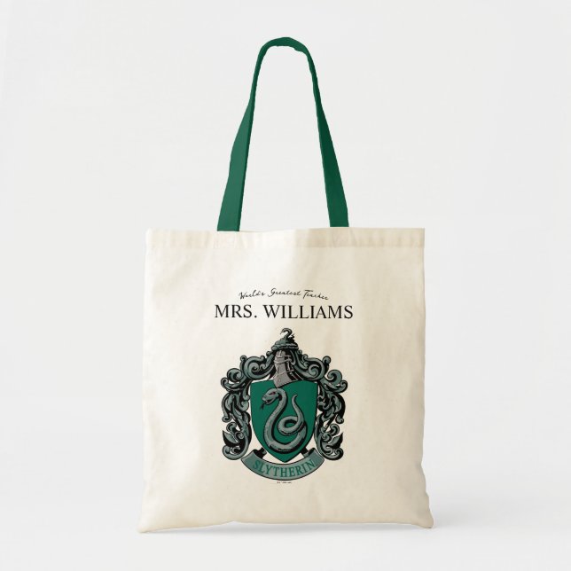 Bolsa Tote Harry Potter | Professor Slytherin Personalizado (Frente)