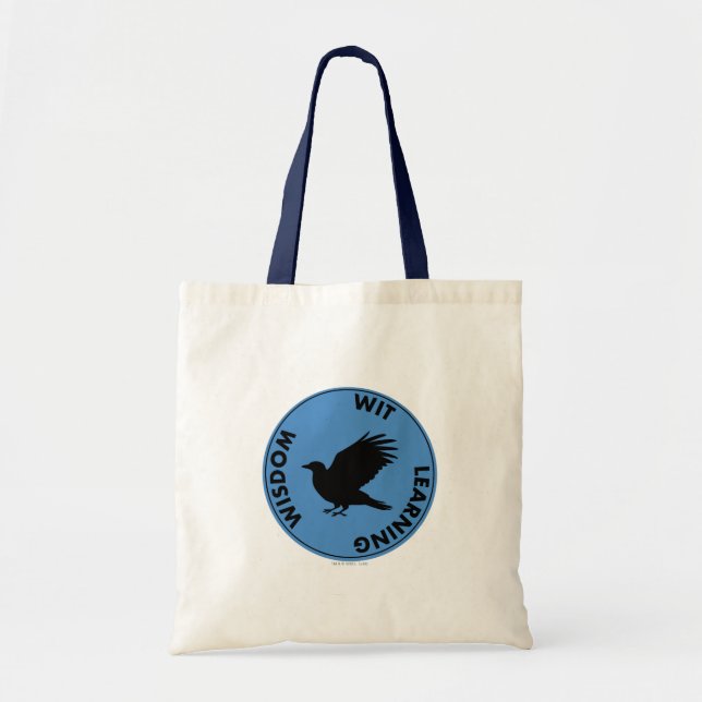 Bolsa Tote Harry Potter | RAVENCLAW™ Traços para a Casa Gráfi (Frente)
