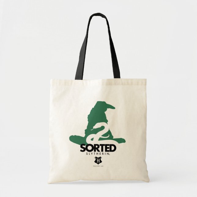 Bolsa Tote Harry Potter | Triado na Casa SLYTHERIN™ (Frente)