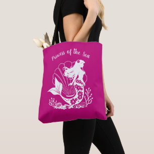 Bolsa Tote Havaiana Sereia-Princesa do Mar Rosa
