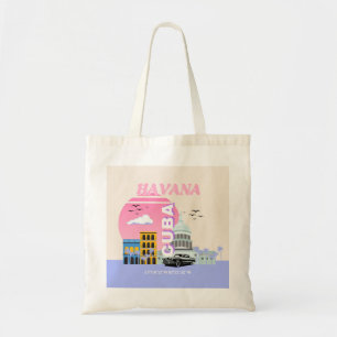 Bolsa Tote Havana Cuba Viagem Art