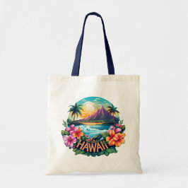 Bolsa Tote Hawaii Aloha, Montanhas Tropicais de Praia Viagem
