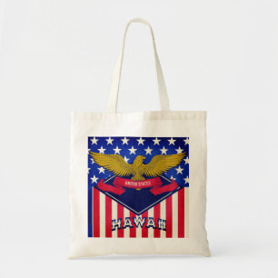 Bolsa Tote Hawaii EUA Flag
