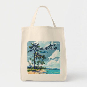 Bolsa Tote Hawaii Kai Honolulu Oahu Hawaii Retro