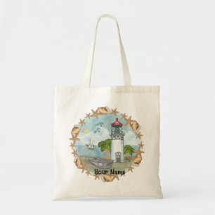Bolsa Tote Hawaii Shells Lighthouse