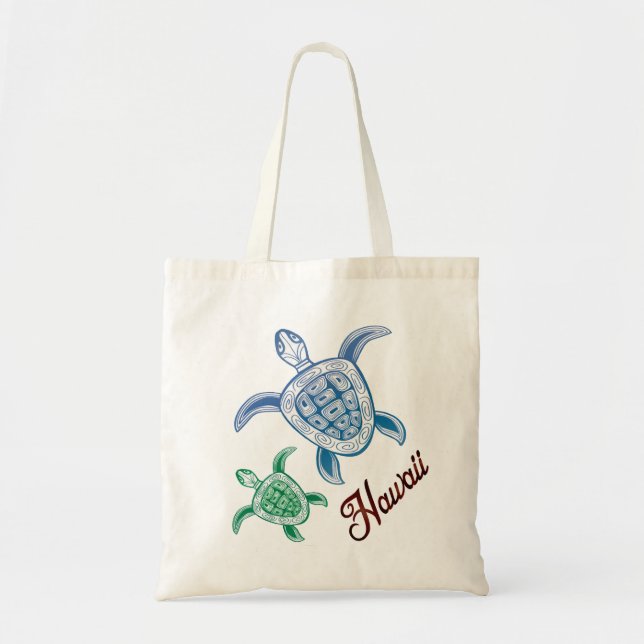 Bolsa Tote Hawaii Turtle Honu Bag (Frente)