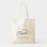 Bolsa Tote Hawaii Wedding Tote Bag<br><div class="desc">Este bolsa Hawaii é perfeito para receber convidados da cidade para o seu casamento! Embale-o com guloseimas locais para um pacote de boas-vindas extra divertido.</div>