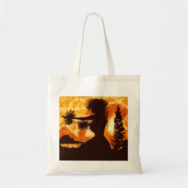 Bolsa Tote Hawiian Hula Dancer (Frente)