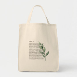 Bolsa Tote He Will Guard You Psalm 91 Grocery Bag