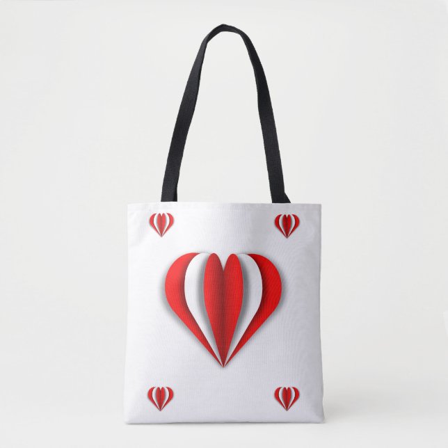 Bolsa Tote Heart Origami (Frente)