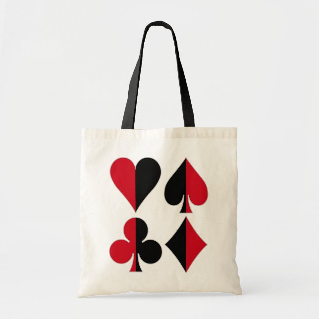 Bolsa Tote Heart Spade Diamond Club (Frente)