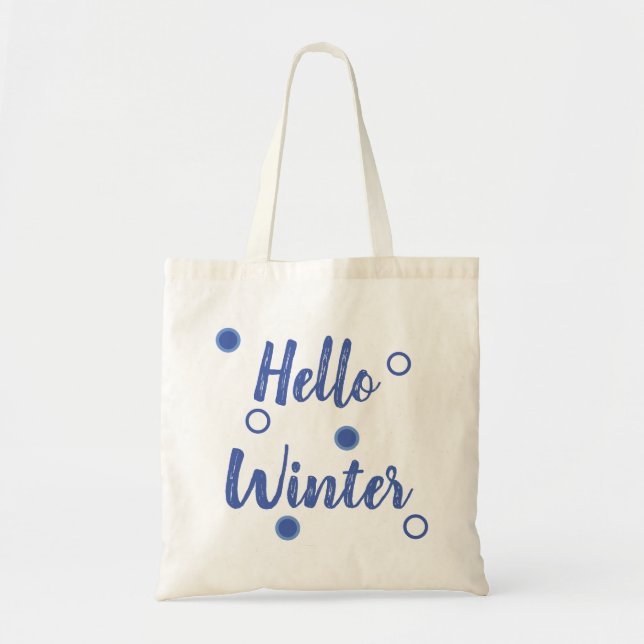 Bolsa Tote Hello Winter (Frente)