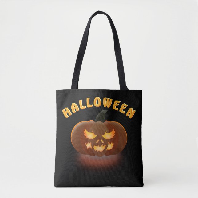 Bolsa Tote Helloween Pumpkin (Frente)