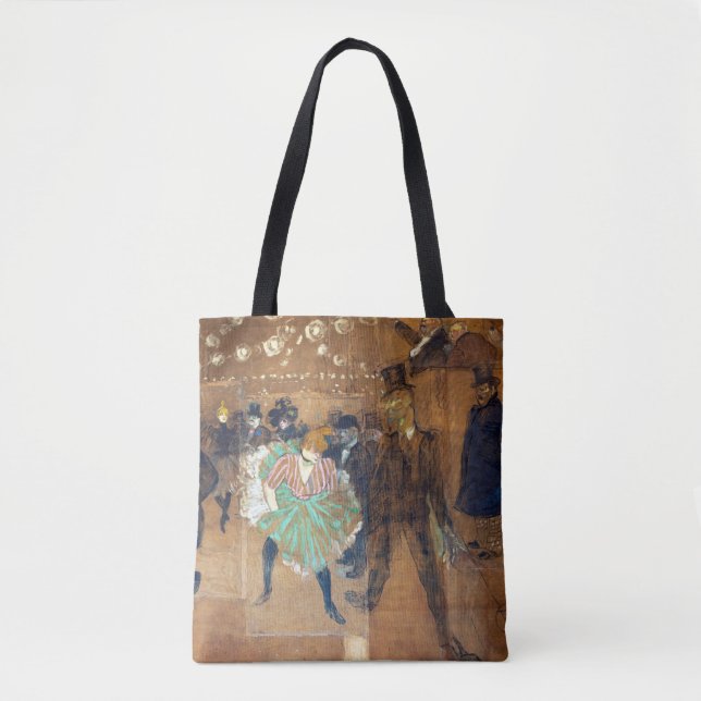 Bolsa Tote Henri de Toulouse-Lautrec - Dança no Rouge (Frente)