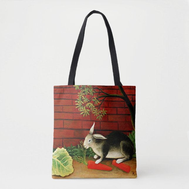Bolsa Tote Henri Rousseau art: Coelho (Frente)