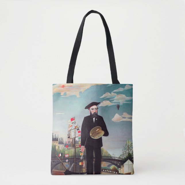 Bolsa Tote Henri Rousseau - Eu Próprio Retrato-Paisagem (Frente)