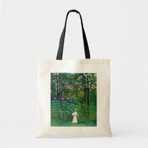 Bolsa Tote Henri Rousseau - Mulher Caminhando numa Floresta E