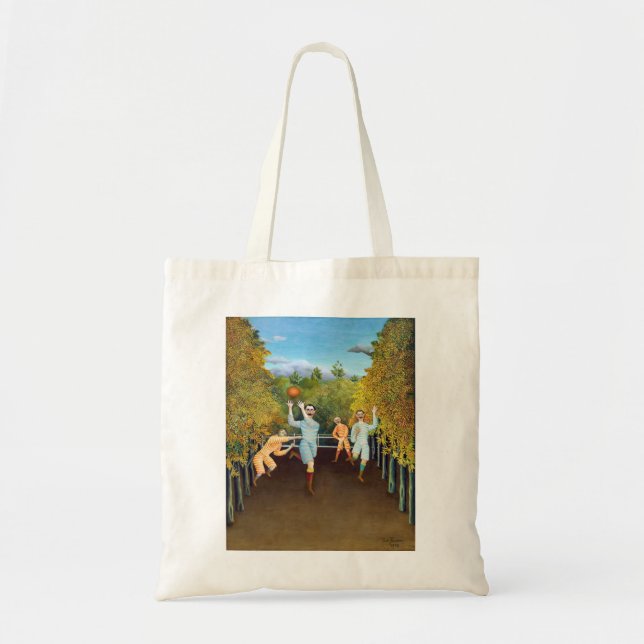Bolsa Tote Henri Rousseau - Os Jogadores De Futebol (Frente)