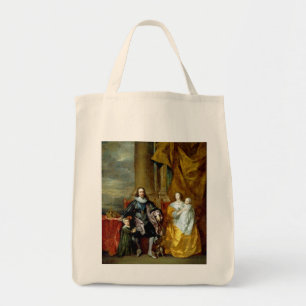 Bolsa Tote Henrietta Maria e Charles I por Van Dyck