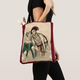 Bolsa Tote Henry VIII e Anne Boleyn