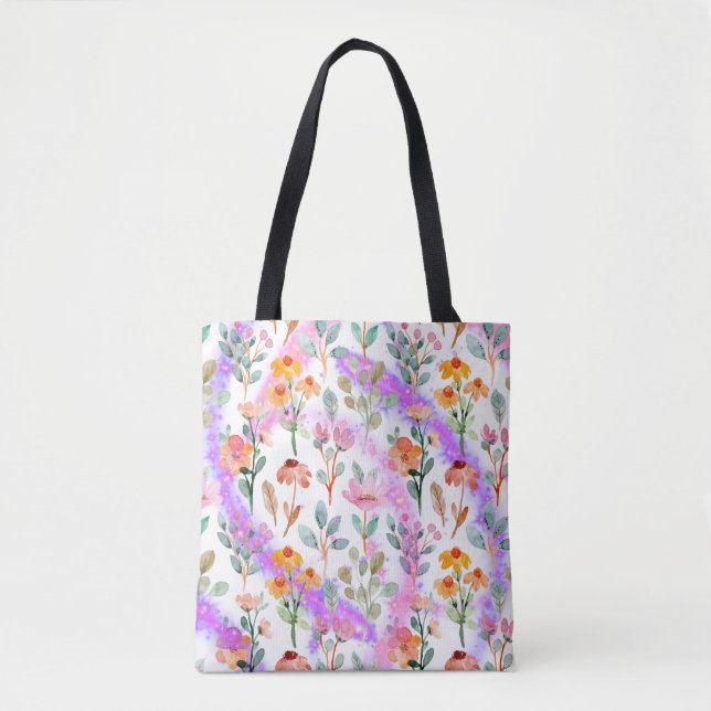Bolsa Tote Her Four Seasons – Spring Pattern (Frente)