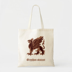 Bolsa Tote Heráldica medieval de Gryphon