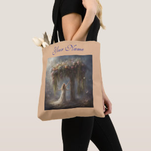 Bolsa Tote Herbáceo Etéreo e Floral cottagecore