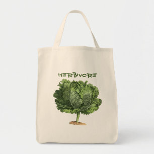 Bolsa Tote Herbivore Vegan Vegetarian T-Shirt