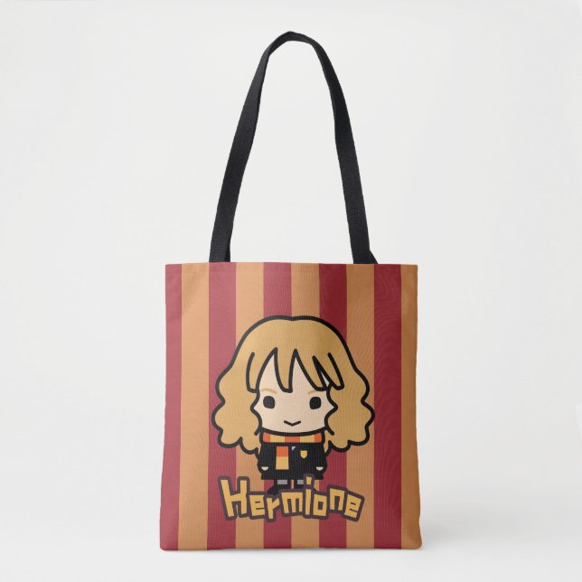 Bolsa Tote Hermione Granger Personagem de desenho animado Art (Frente)