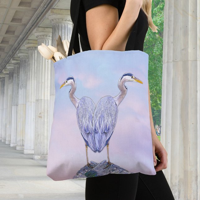 Bolsa Tote Heron no estilo moderno (Criador carregado)