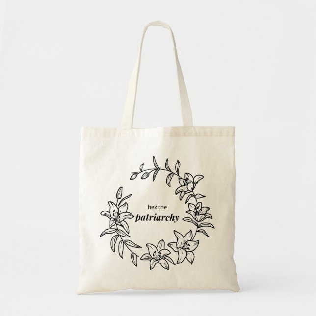 Bolsa Tote Hex, o Bag Patriarcado (Frente)