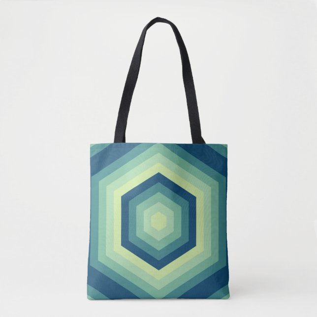 Bolsa Tote Hexa Wave Dreamscape (Frente)