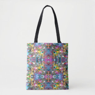 Bolsa Tote Hexágonos dos peixes