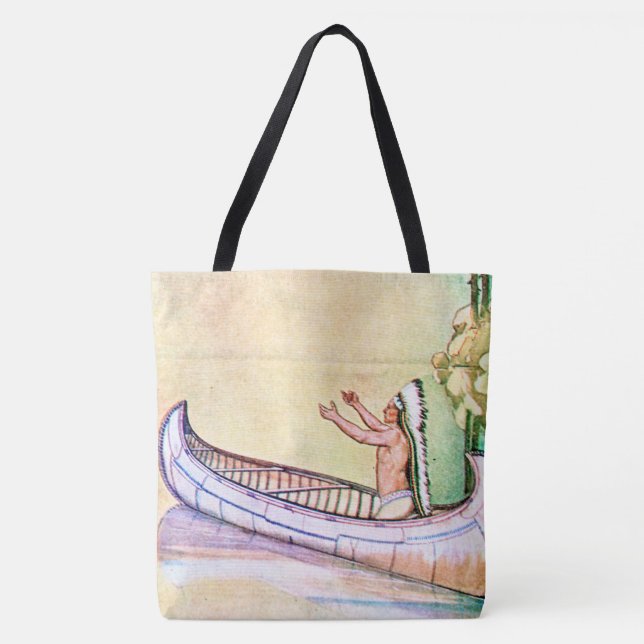 Bolsa Tote Hiawatha Magic Canoé (Frente)