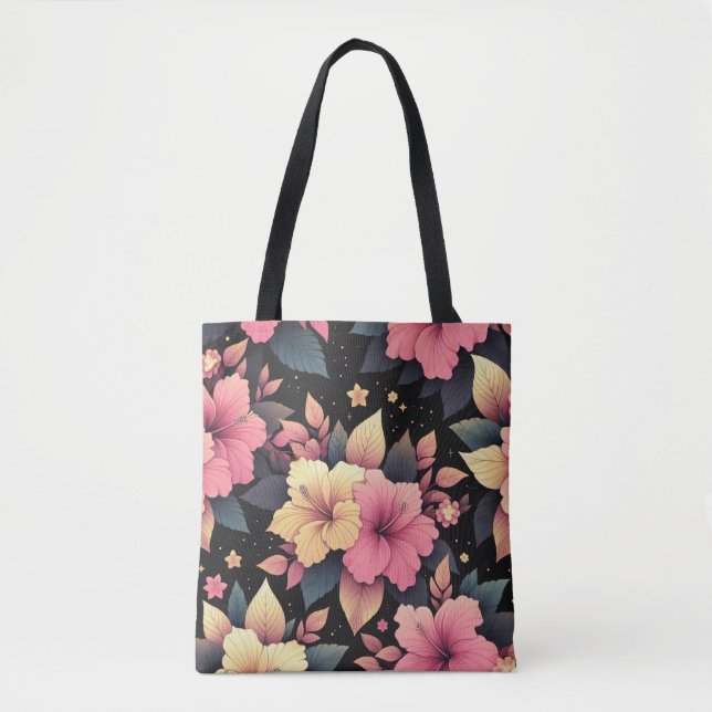 Bolsa Tote Hibisco Feliz (Frente)