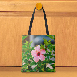 Bolsa Tote Hibisco Rosa