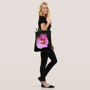 Bolsa Tote Hibiscus Rosa Por Toda A Impressão