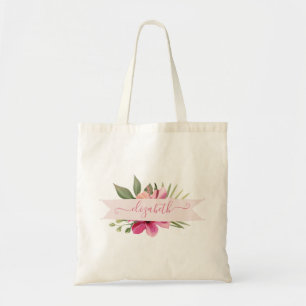 Bolsa Tote Hibiscus Tropical Monographic Name