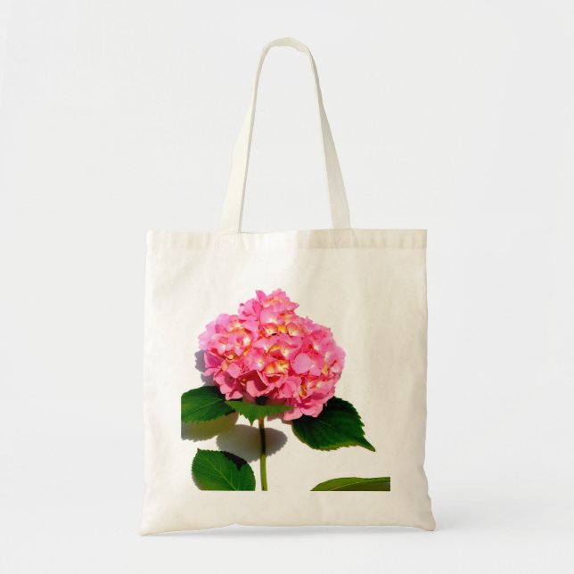 Bolsa Tote Hídranga cor-de-rosa Elegante (Frente)