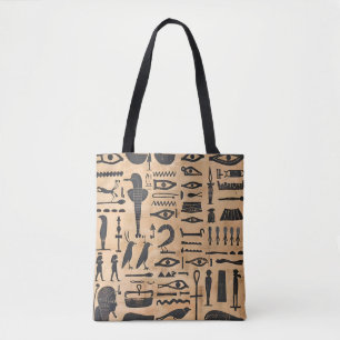 Bolsa Tote Hieroglifos Egípcios