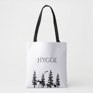 Bolsa Tote Higiene com cartoons e animais em preto