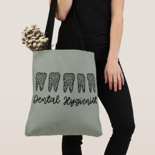Bolsa Tote Higienista dentária   RDH Dentista Dente Dentes-l