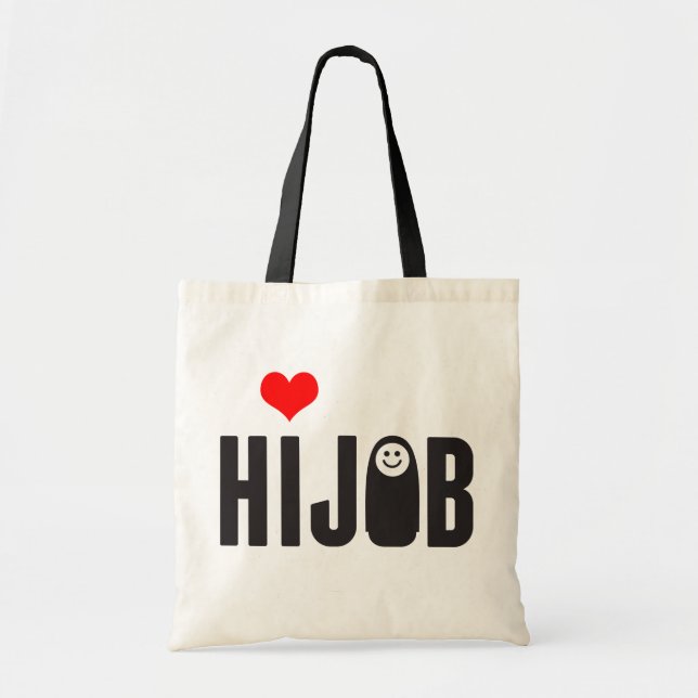Bolsa Tote Hijab do amor (Frente)