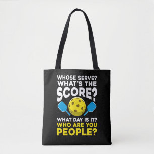 Bolsa Tote Hilarious Pickleball cita Atletas Esportivos Humor