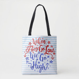 Bolsa Tote Hillary Clinton Elege Eles Baixam Nós Subimos