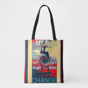 Bolsa Tote Hillary somos mais fortes juntos